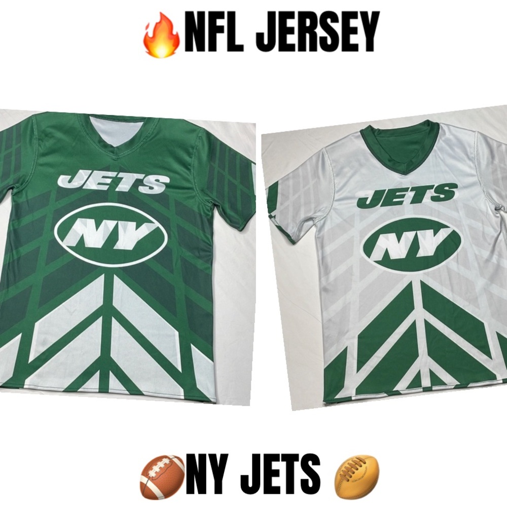 🔥NY JETS reversible jersey shirt/ size : large